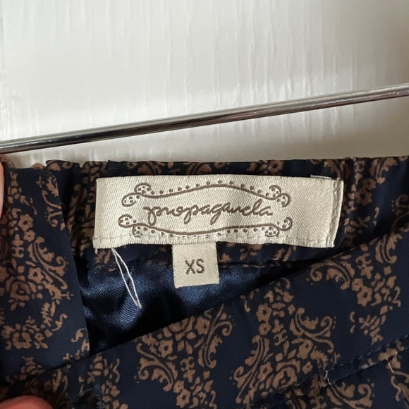 Propaganda High Waist Skirt Navy Blue XS - Picture 6 of 7